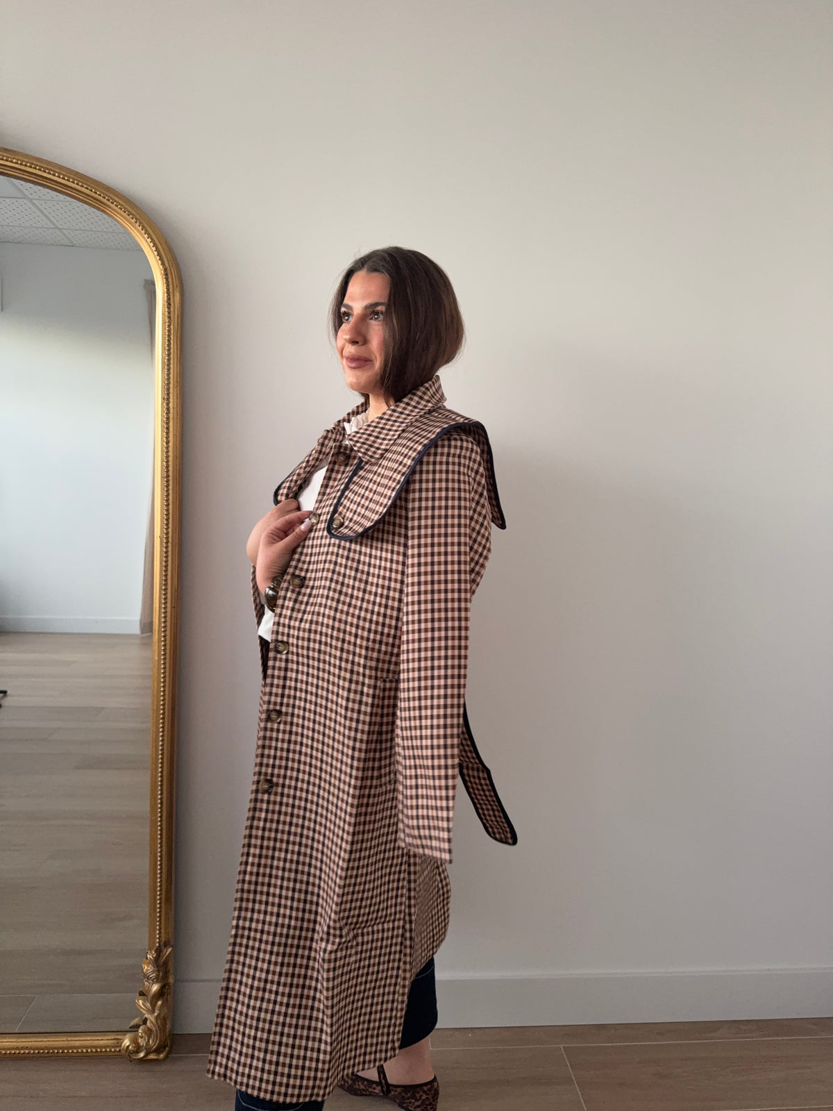 Gabardina Vichy