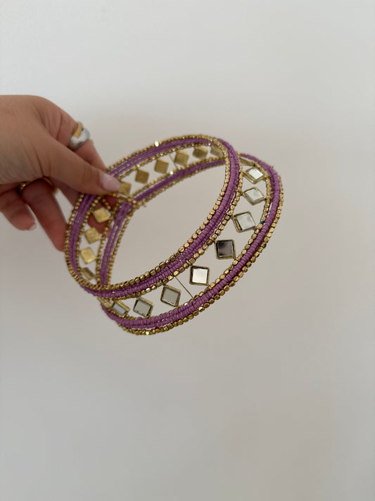 Choker Zafiro Lila