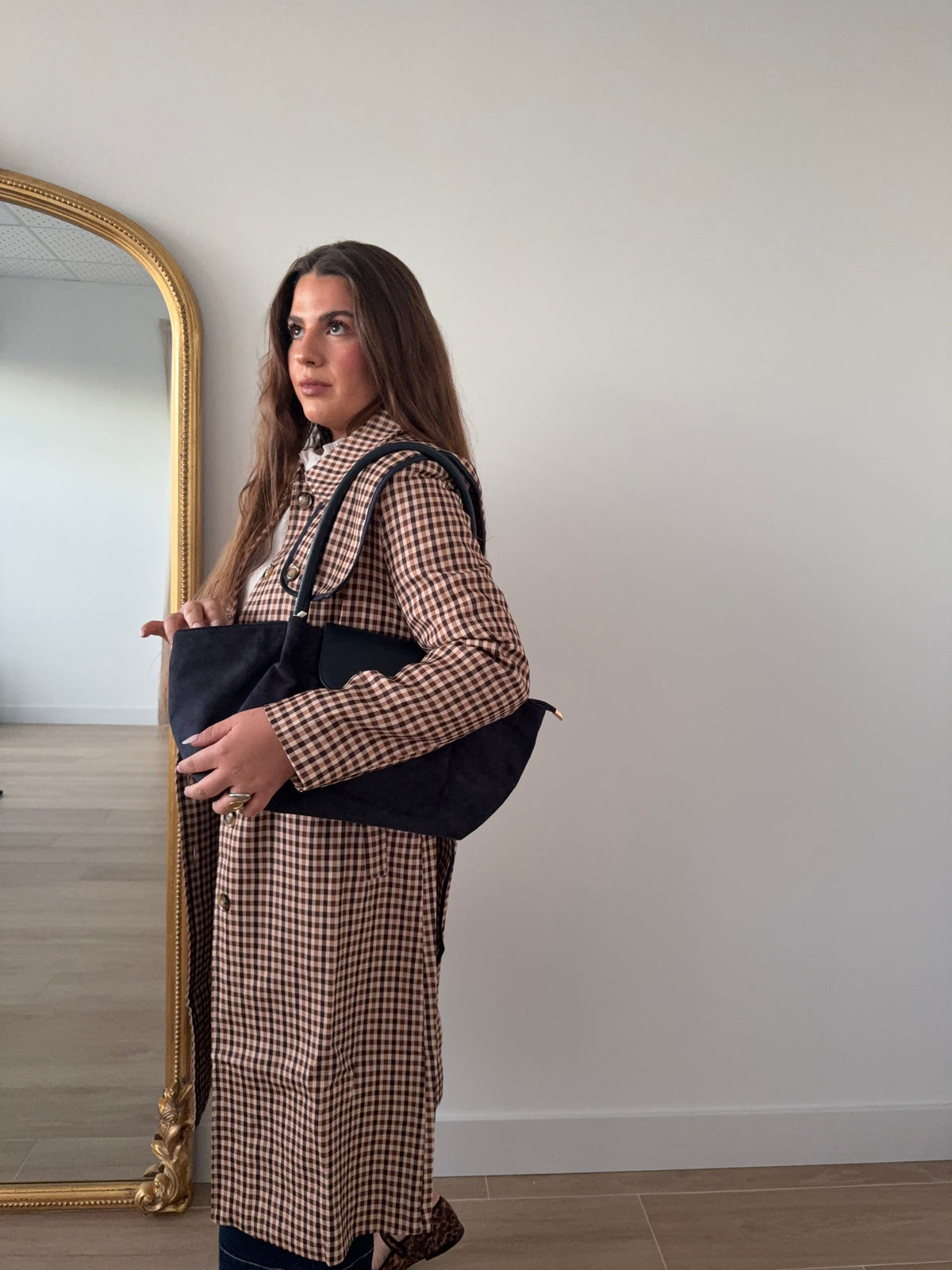 Gabardina Vichy