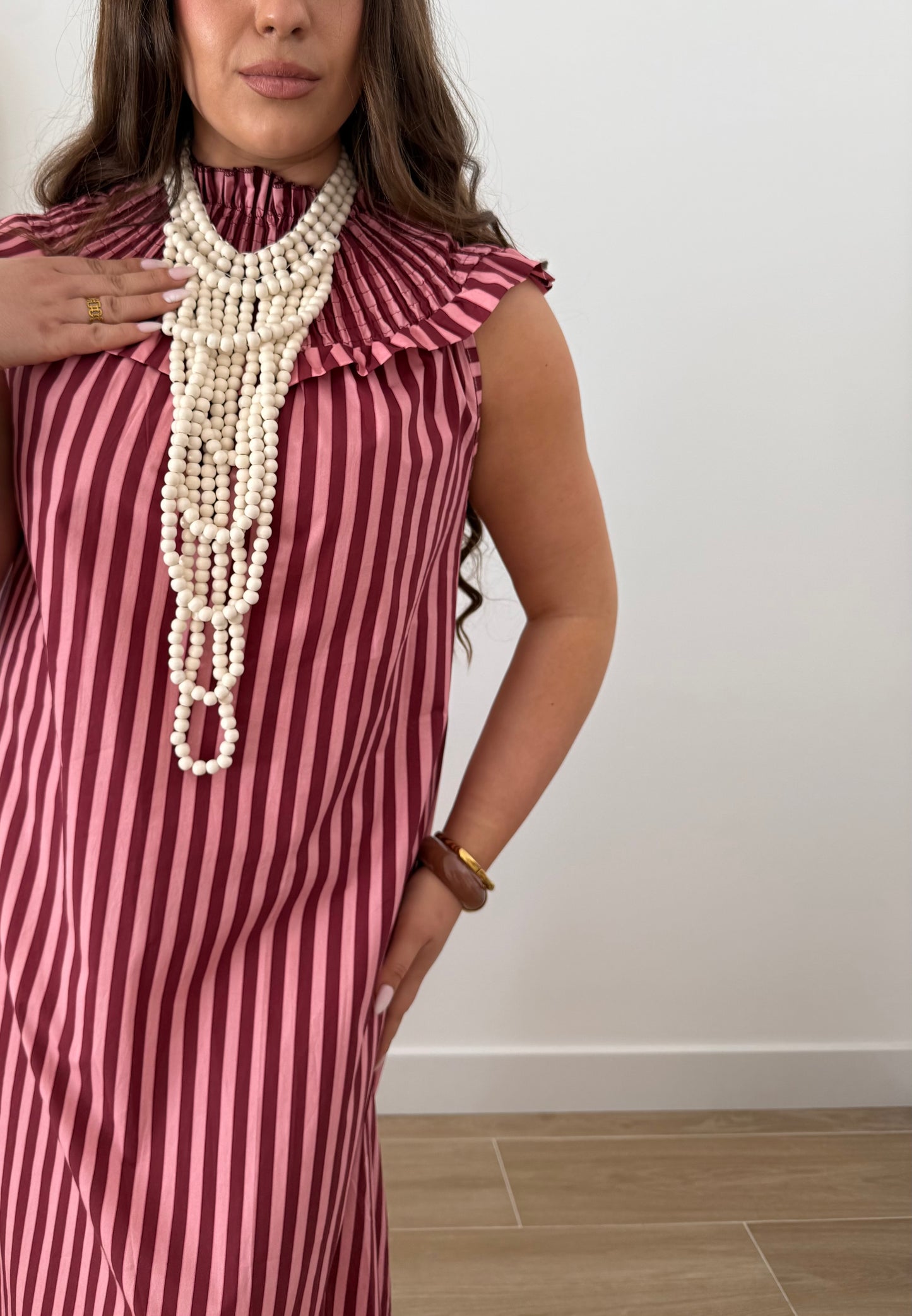 Vestido Blossom Rayas