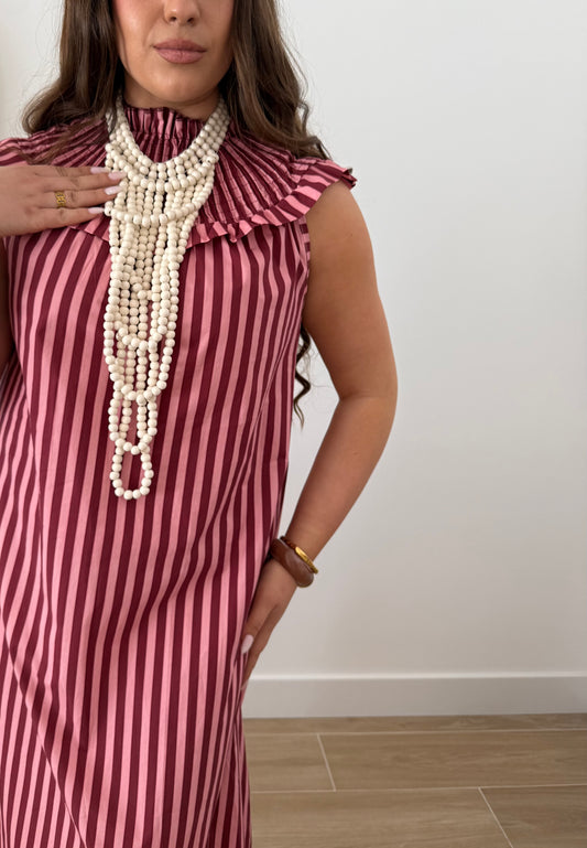 Vestido Blossom Rayas
