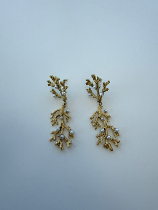 Pendientes Coral