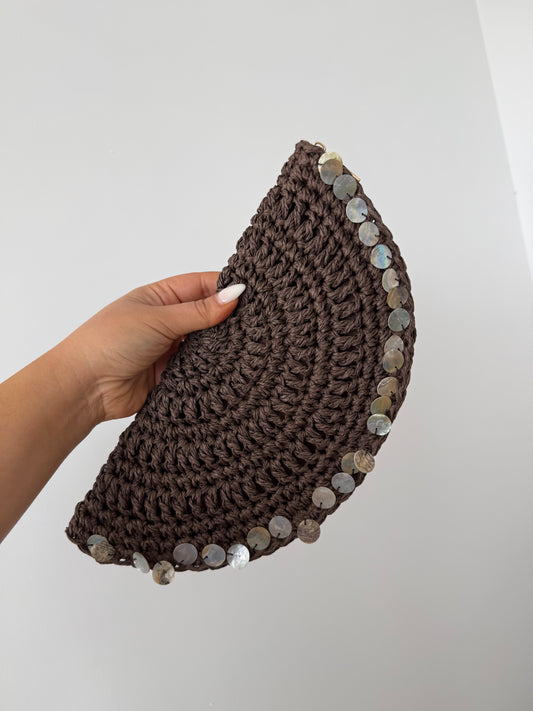 Bolso Medialuna Lentejuelas