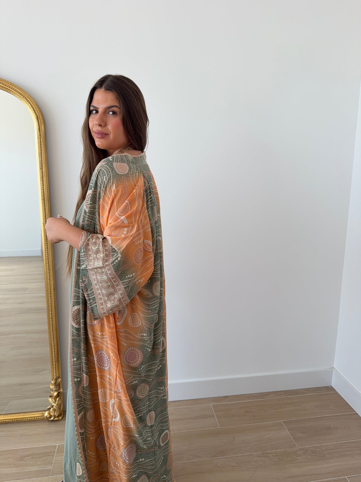 Kaftan Verde/Naranja