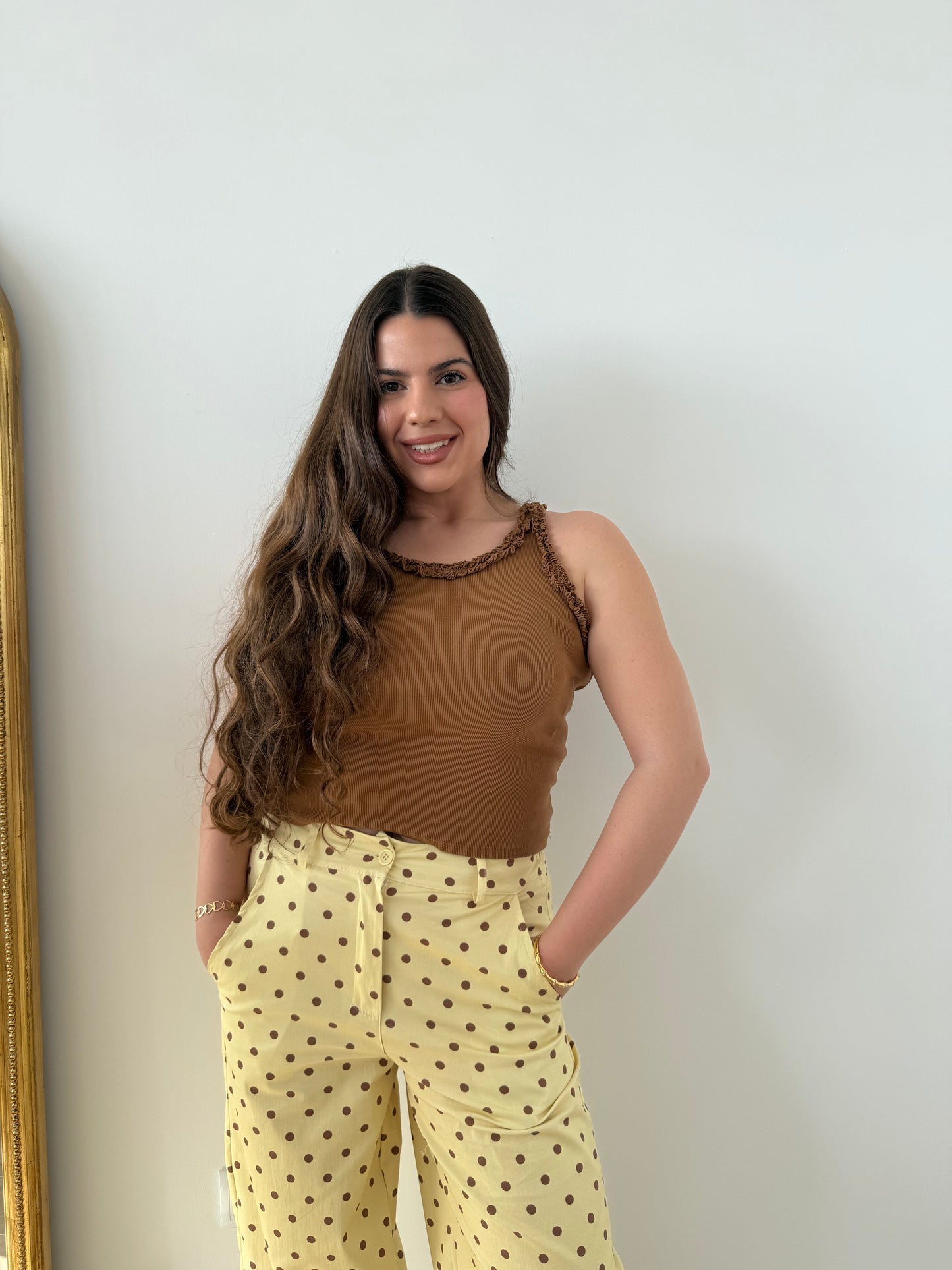 Camiseta Ribete Camel