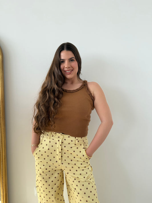 Camiseta Ribete Camel