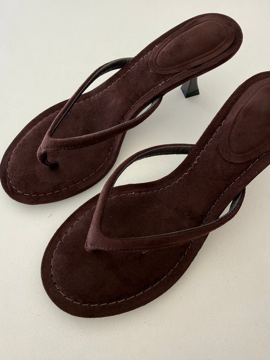 Sandalias Tacón Choco