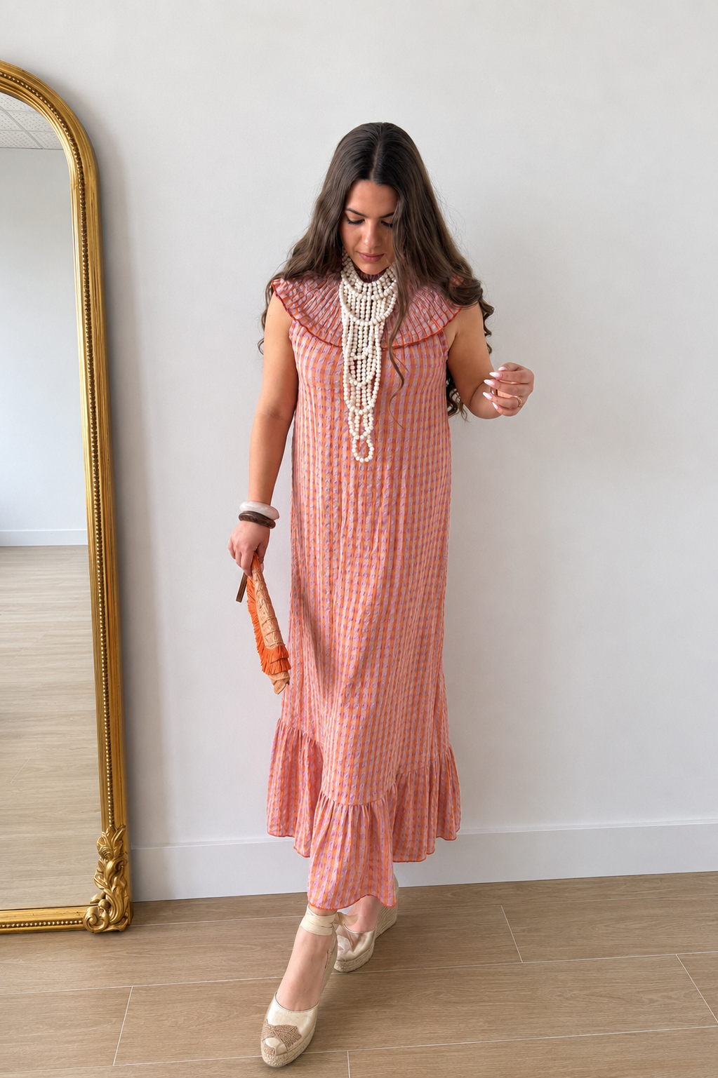 Vestido Blossom Vichy