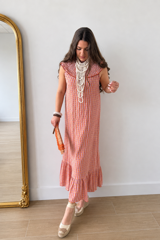 Vestido Blossom Vichy