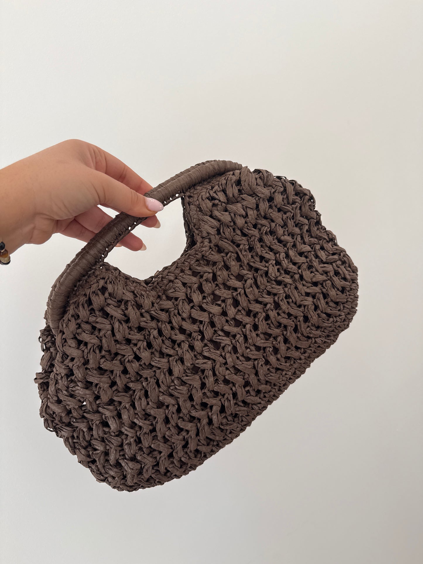 Bolso Rafia Choco