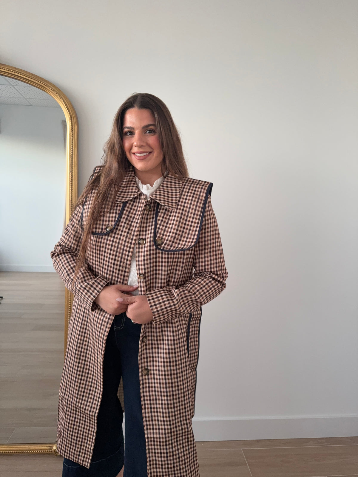 Gabardina Vichy