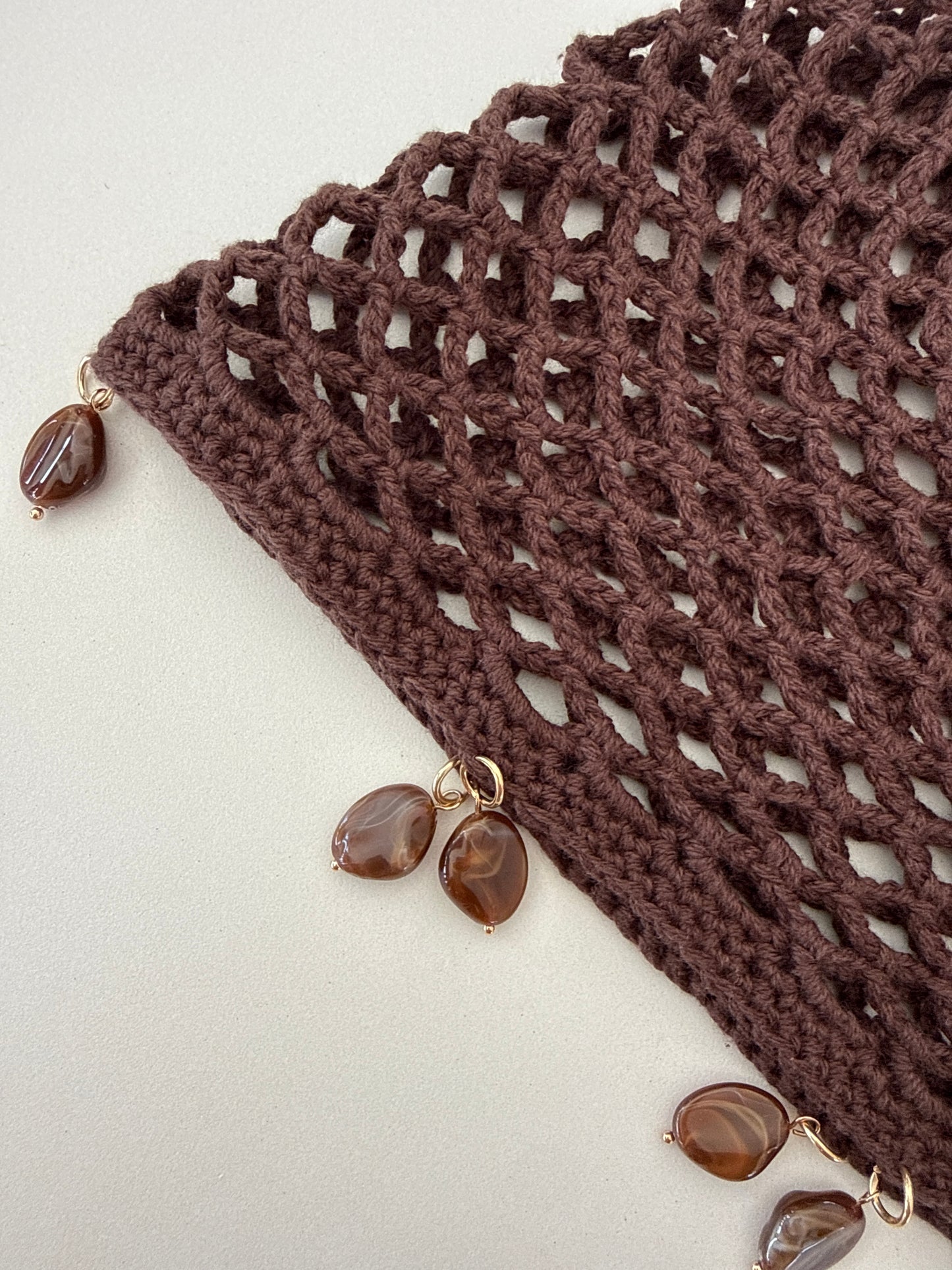 Casquete Crochet Choco