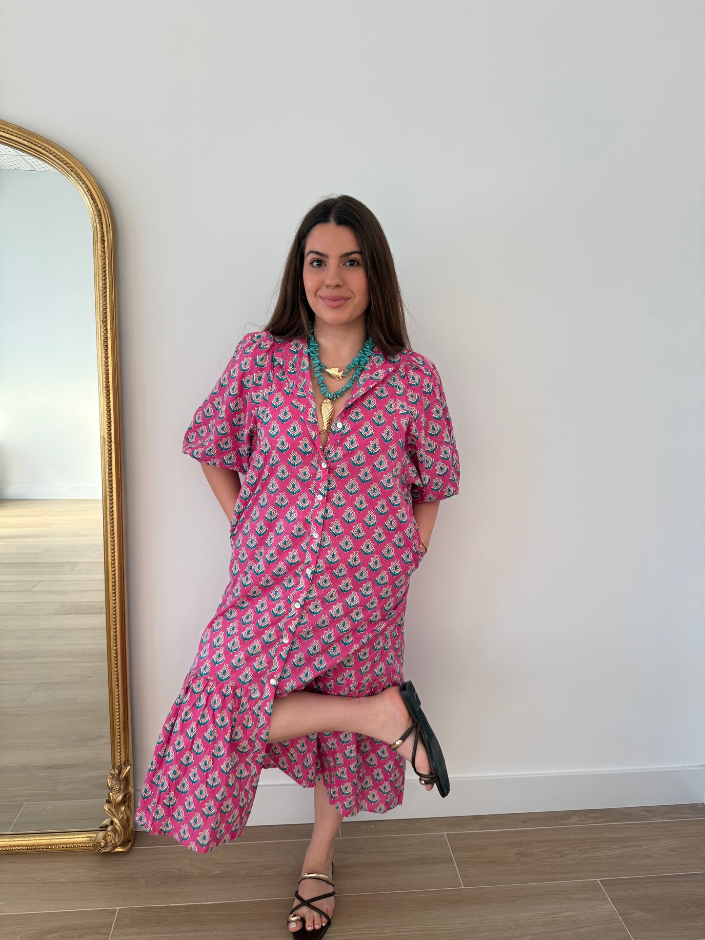 Vestido Siena Fucsia