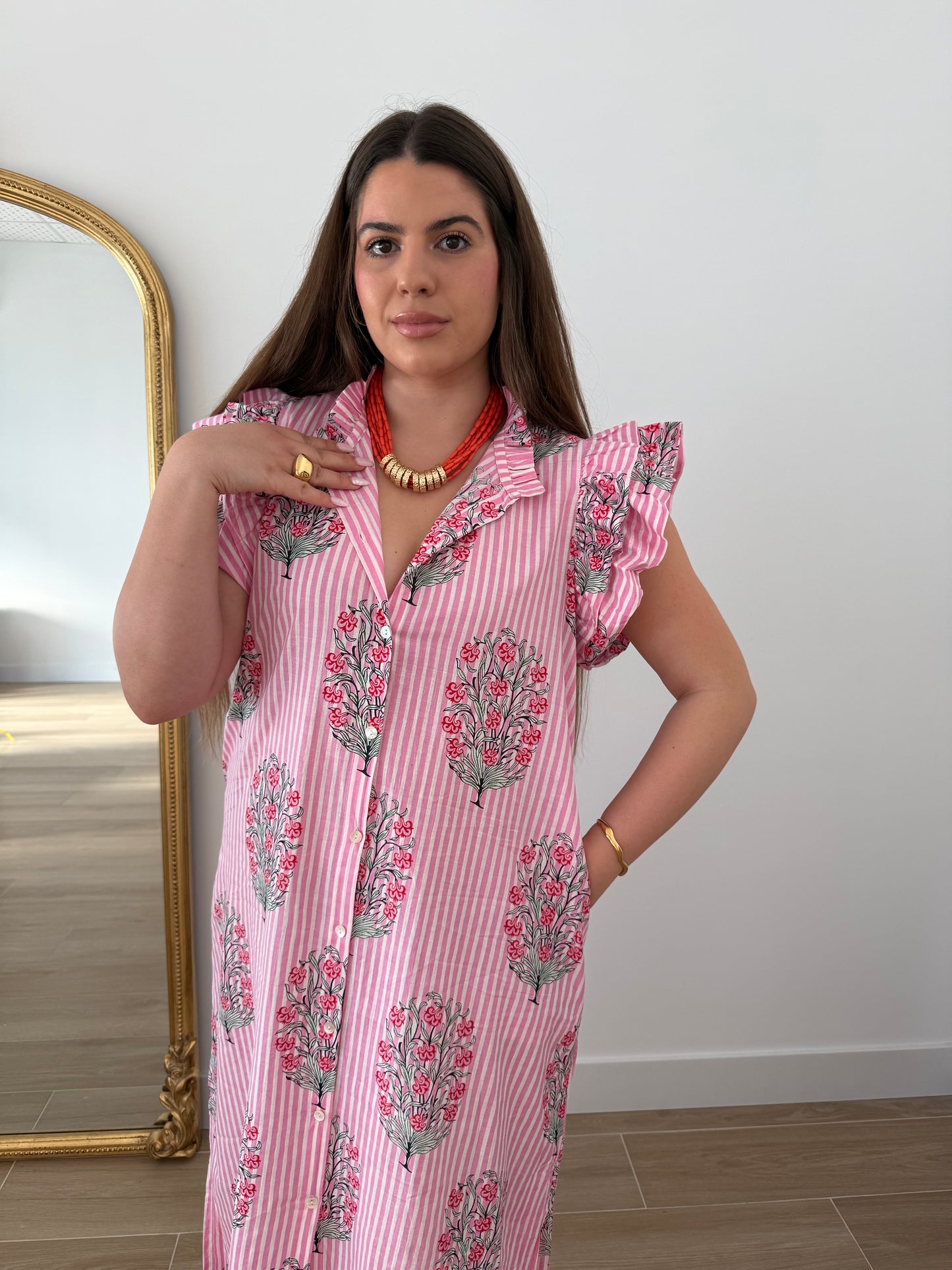 Vestido Positano Rosa
