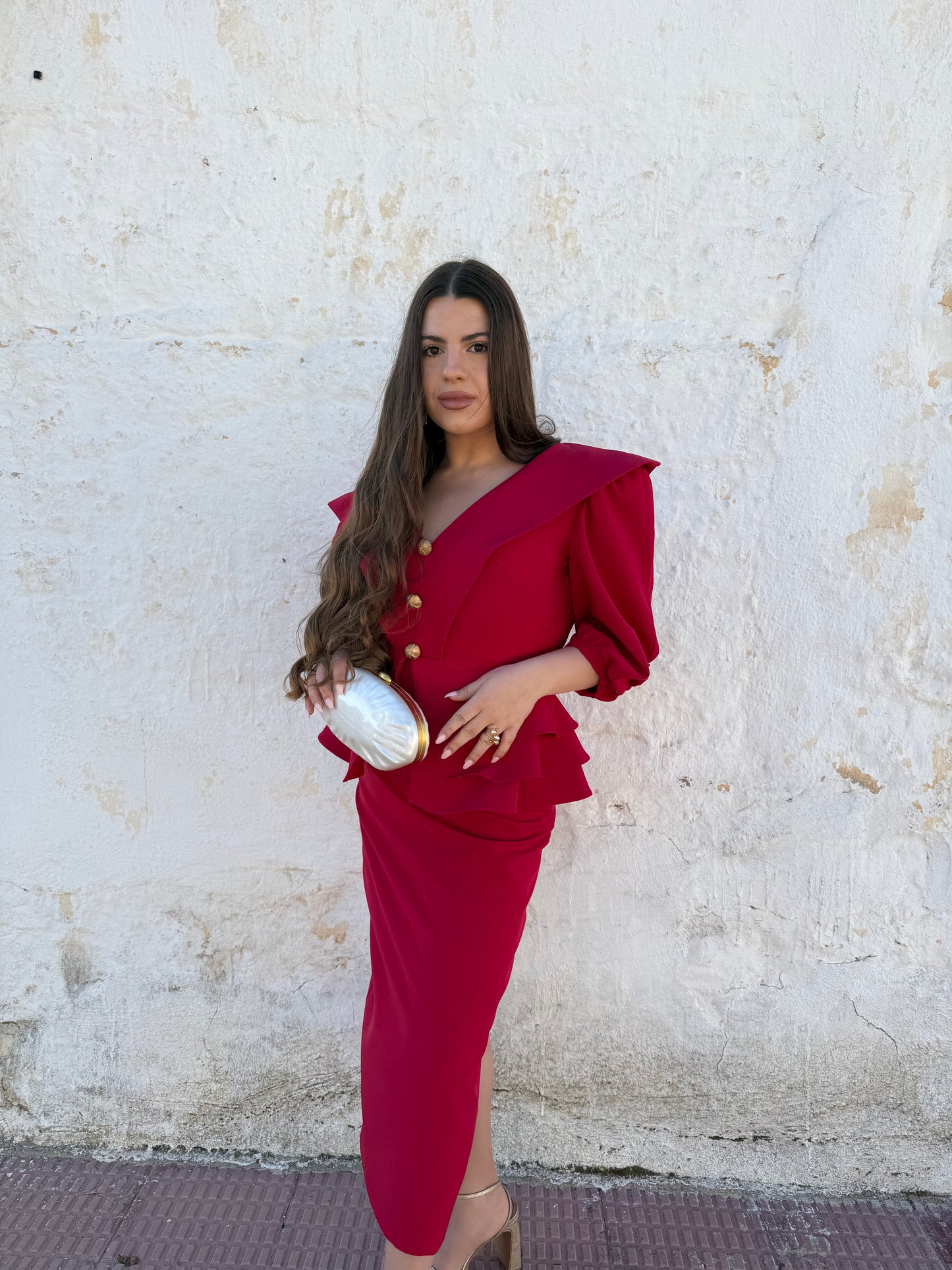 VESTIDO MARGOT ROJO