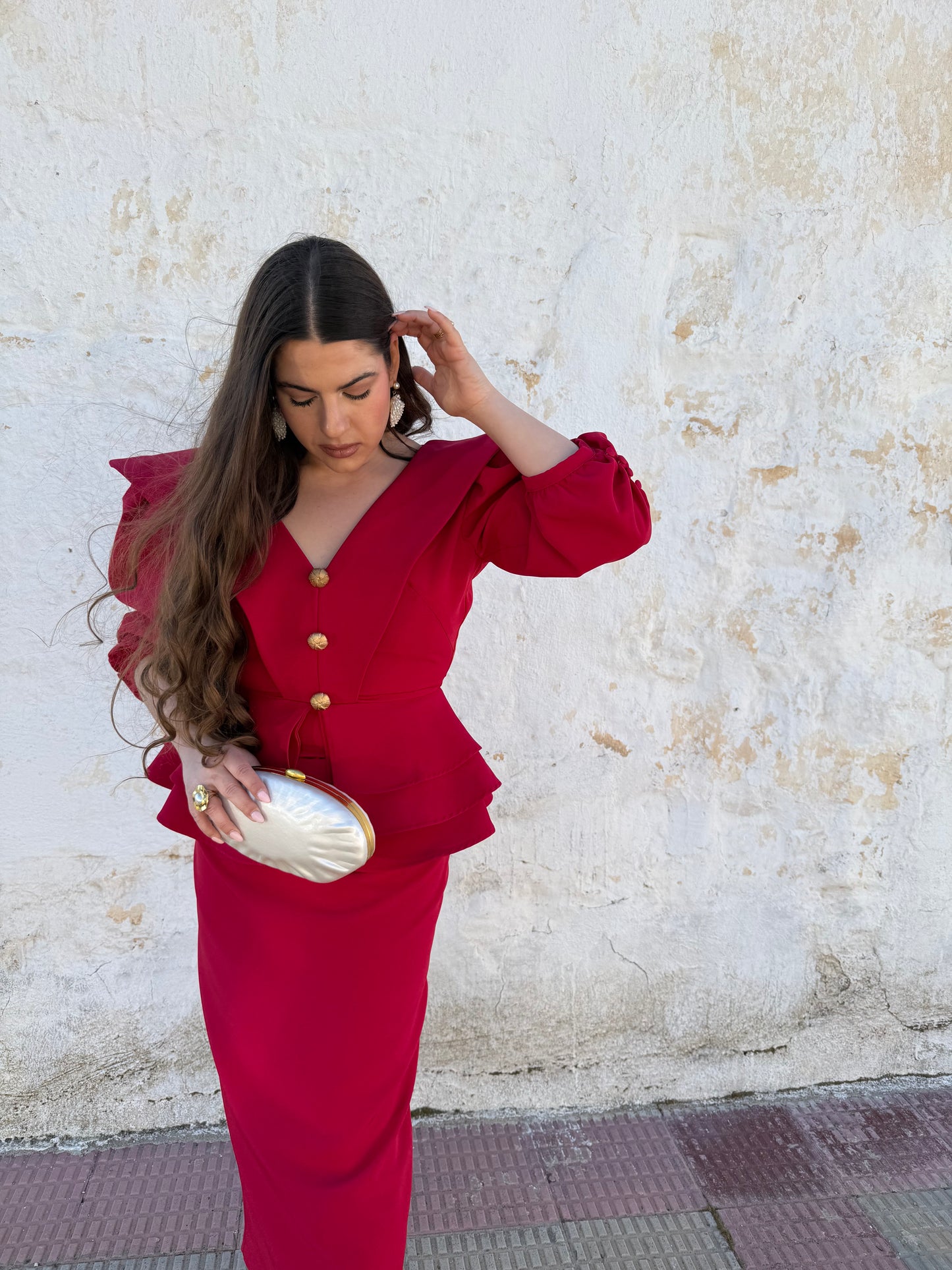 VESTIDO MARGOT ROJO